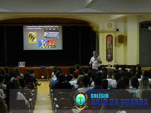 Palestra sobre a boa redação nos vestibulares