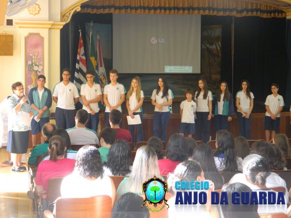 Posse do Grêmio Estudantil 2015  a juventude como protagonista da civilização do amor e do bem comum.