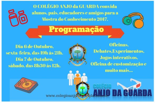 A comunidade do Colégio está de luto. A Mostra Cultural fica transferida para o último final de semana de Outubro.