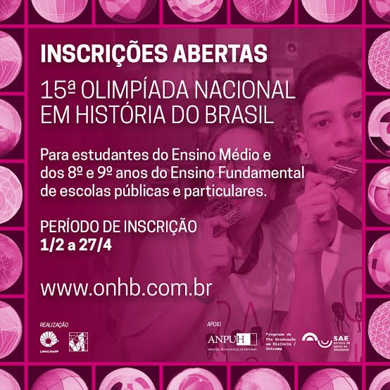 Alunos do Colégio participam da 15ª ONHB - Olimpíada de História do Brasil