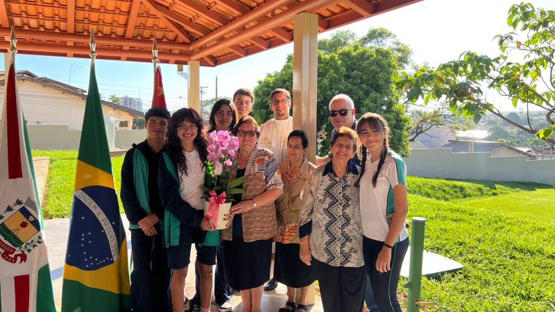 Colégio inaugura mais um espaço de convivência, considerado o MARCO DOS 95 ANOS