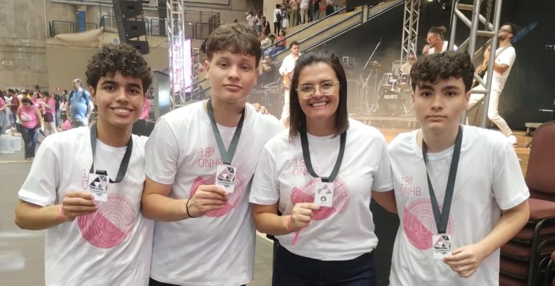 Equipe de alunos do Colégio chega à final da Olimpíada Nacional de História do Brasil