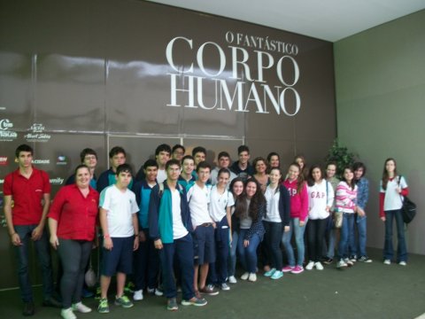 Ensino Médio visita Exposição Fantástico Corpo Humano, em Ribeirão Preto