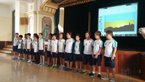 Premiação dos campeonatos de leitura e tabuada dos alunos dos 3ºs anos do Ensino Fundamental I