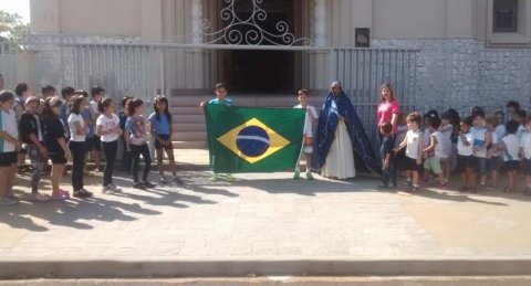 A semana da criança foi comemorada com muita alegria e diversão no Ensino Fundamental I