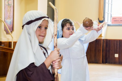 Celebração Natalina com as turmas de Educação Infantil