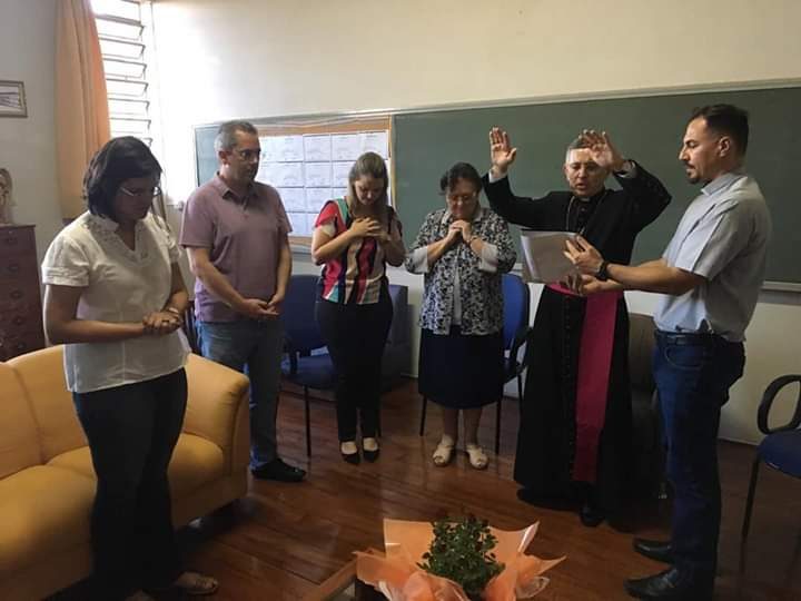 Visita de D. Eduardo Pinheiro da Silva ao Colégio Anjo da Guarda