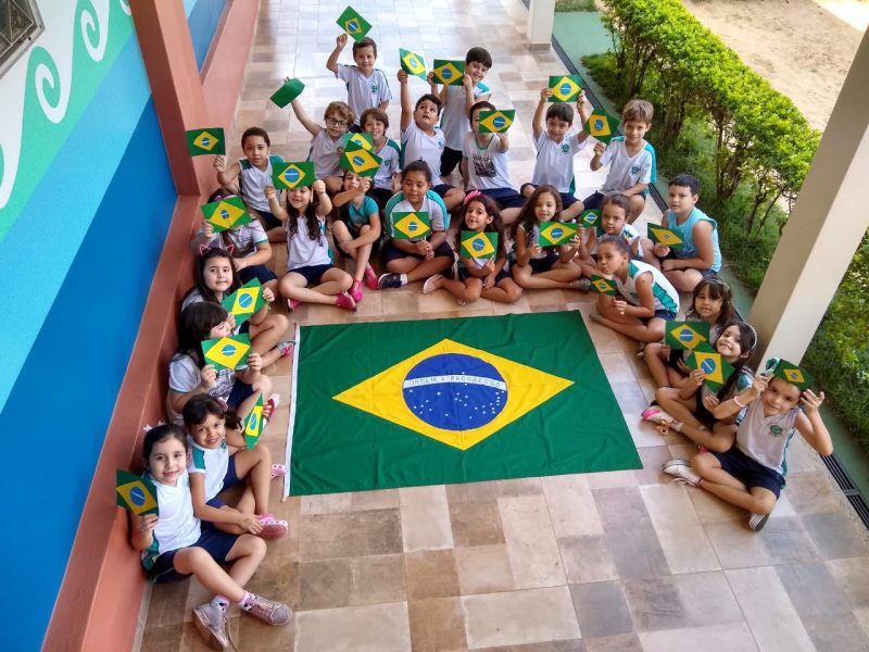 A Educação Infantil comemora o dia da Independência do Brasil