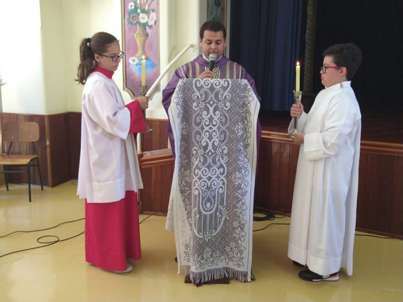 Ação de Graças, com os alunos dos 6os anos A e B, pelos 36 anos de Canonização de Santa Paula -  Celebração Eucarística